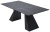 Стол БОГАРТ 200 TITANIUM BLACK PULIDO, керамика / Черный М-City