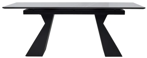 Стол БОГАРТ 200 TITANIUM BLACK PULIDO, керамика / Черный М-City