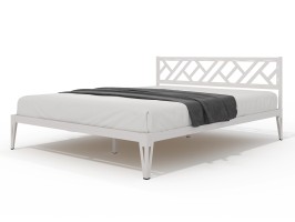 Кровать КМД 47 АЙРИС 1600, белый