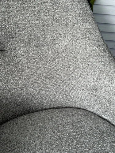 Стул STAMEN ткань DAVIS RETRO BLISS 85, цвет серый / черный каркас, ®DISAUR