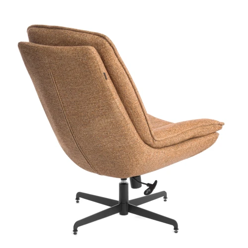 Кресло лаунж Cosmo велюр/букле, VT shape amber