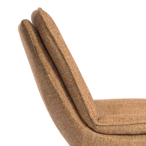 Кресло лаунж Cosmo велюр/букле, VT shape amber