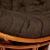 Кресло-качалка PAPASAN/ПАПАСАН w 23/01 B /с подушкой/ 115х78х104 см, Cognac (коньяк), ткань Коричневый, 3М7-147