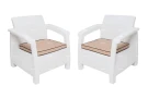 Комплект кресел TWEET Double Seat, цвет: белый