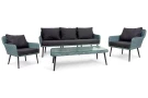 Комплект плетеной мебели MOKKA RIMINI NEW (стол кофейный, 2 кресла, диван 3 х-местный)