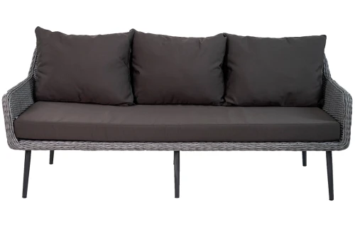 Комплект плетеной мебели MOKKA RIMINI NEW (стол кофейный, 2 кресла, диван 3 х-местный)