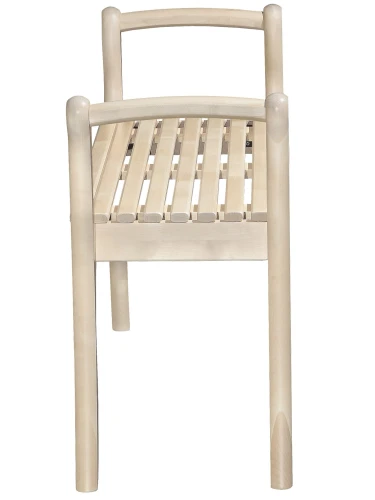 Скамья для прихожей с подлокотниками массив, каркас лак