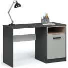 Стол «Квадро» 120, Антрацит/Белый/Дуб эндгрейн/Шиншилла