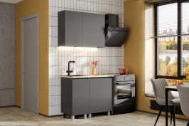 Готовая кухня Денвер 1,0 м, Графит