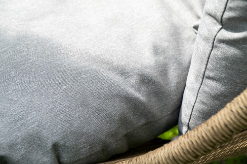 "Барселона" кресло-кокон из искусственного ротанга, цвет соломенный