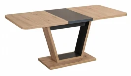 Стол обеденный VEKTOR M, (корпус дуб вотан, графит)