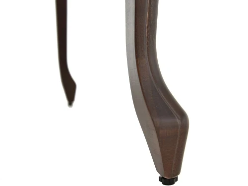 Обеденная группа (Стол Кабриоль и 4 стула Кабриоль с жесткой спинкой), орех темный