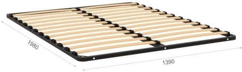 Кроватное основание 139х198 см (разб) с кронштейнами без опор