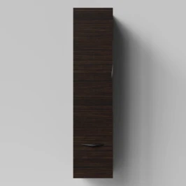 Пенал Марко 35 подвесной, дверь и ящик, ручки Черные, Палисандр ПВХ 43101, левый