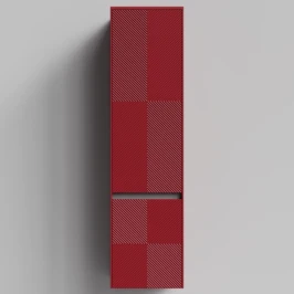 Пенал Соло 40, пример RAL 3004 Пурпурно-красный, матовая, подвесной, левый