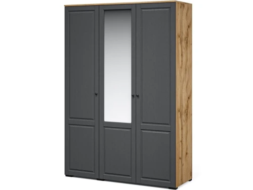 Шкаф «Лацио Сканди» 3дв, Вотан/Сканди графит