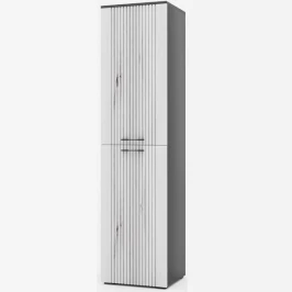 Шкаф «Монреаль» 2Д КМК 0986.1, антрацит/дуб канадский арктик