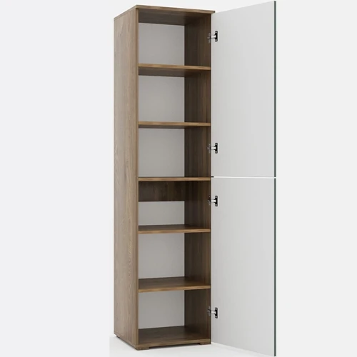 Шкаф «Монреаль» 2Д КМК 0986.1, антрацит/дуб канадский арктик