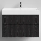 Тумба Лоренцо, 85 подвесной, Абрикос графит Vodok с раковиной в комплекте Тумба Лоренцо, 85 подвесной, Абрикос графит Vodok с раковиной в комплекте