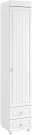 Шкаф-пенал 1дв. (гл.410) с ящиками Монако МН-30 белое дерево