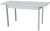 Колорадо стол обеденный раздвижной / бетон белый/металлик