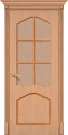 Межкомнатная дверь шпон BRAVO Каролина Ф-05 (Дуб) Риф.