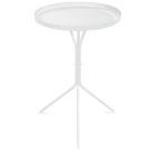 Столик журнальный SHT-CT11 белый муар