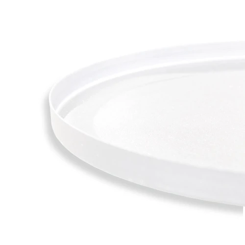 Столик журнальный SHT-CT11 белый муар