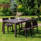 Обеденный комплект JULY S коричневый