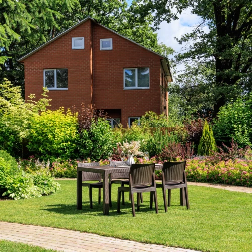 Обеденный комплект JULY S коричневый