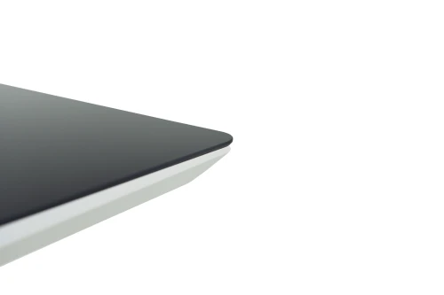 Стол Торонто 140, Белый с чёрным стеклом/Ель умбра, белый