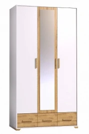 Шкаф для одежды и белья Айрис 444, дуб золотистый