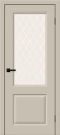 Межкомнатная дверь BRAVO Скинни-13 Cream Pro White Сrystal