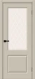 Межкомнатная дверь BRAVO Скинни-13 Cream Pro White Сrystal