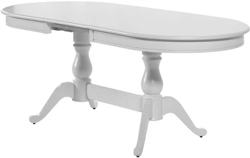 Стол «Фабрицио-2» овал 120x90, белая эмаль