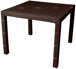 Мебель Tweet Стол обеденный Kvatro 940*940мм, венге