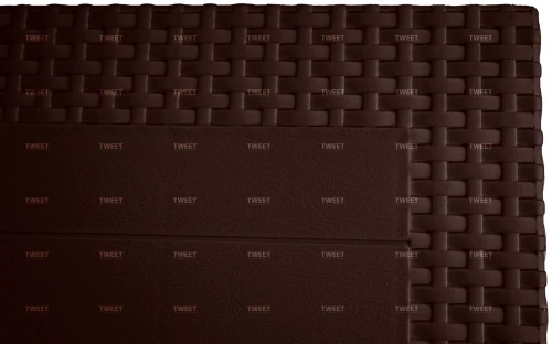 Мебель Tweet Стол обеденный Kvatro 940*940мм, венге