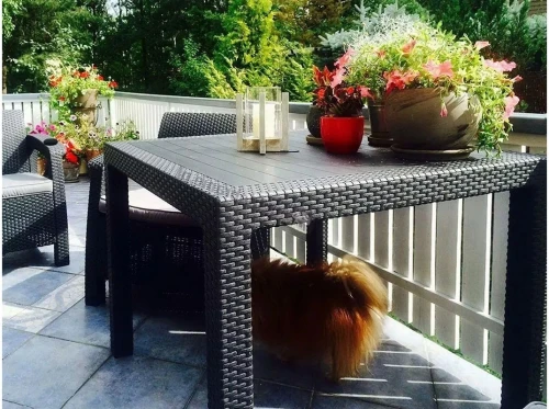 Мебель Tweet Стол обеденный Kvatro 940*940мм, венге