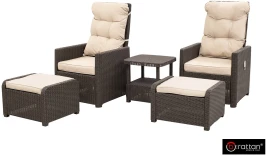 Комплект уличной мебели MANCHESTER OTTO SET 2, цвет венге