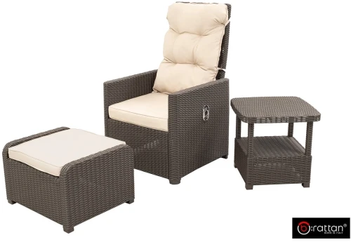 Комплект уличной мебели MANCHESTER OTTO SET 2, цвет венге