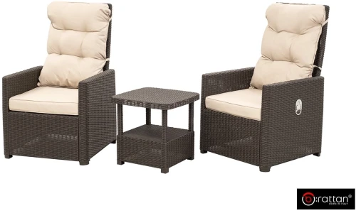 Комплект уличной мебели MANCHESTER OTTO SET 2, цвет венге