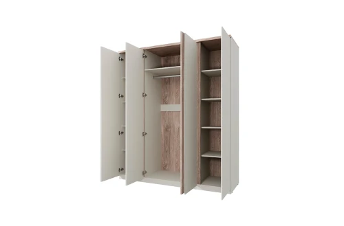 LIMA, Шкаф 4DG. Цвет ПЕРСИДСКИЙ ЖЕМЧУГ/ МАДУРА