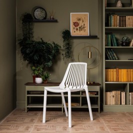 Пластиковый стул NICO белый