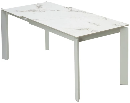 Стол CORNER 120 GLOSS GOLDEN JADE SOLID CERAMIC / WHITE, ®DISAUR