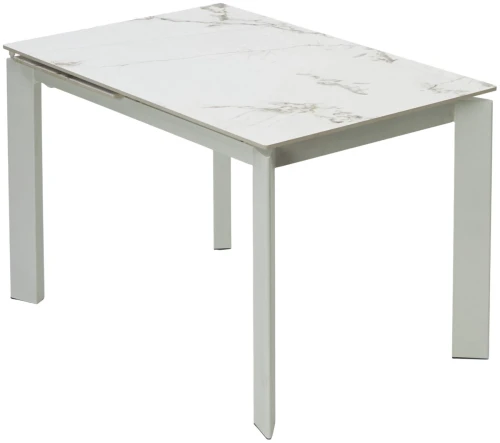 Стол CORNER 120 GLOSS GOLDEN JADE SOLID CERAMIC / WHITE, ®DISAUR