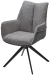 Стул PONTUS 360 град. поворот. KN01-03 Серый/ BZ1046-02 Темно-серый/ Черный, ®DISAUR