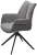 Стул PONTUS 360 град. поворот. KN01-03 Серый/ BZ1046-02 Темно-серый/ Черный, ®DISAUR