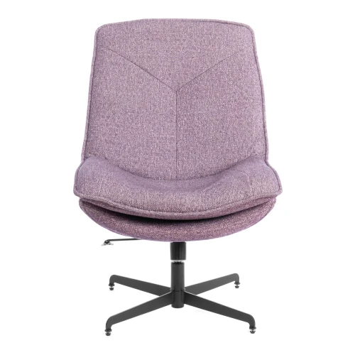 Кресло лаунж Cosmo велюр/букле, VT shape wood rose