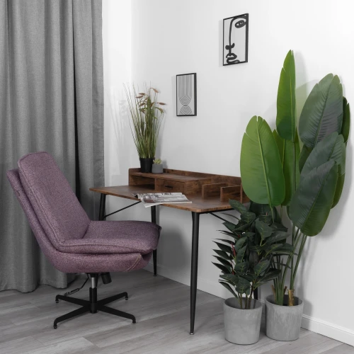 Кресло лаунж Cosmo велюр/букле, VT shape wood rose