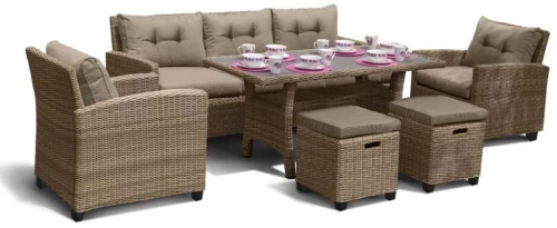 Комплект плетеной мебели AFM-310B Beige/Grey